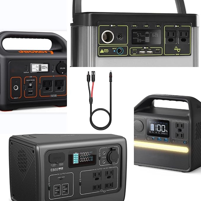 Solar ConnectorsTo DC7909, DC8020 Adapter Perfectly Solar Connector, Compatibility with Jackery