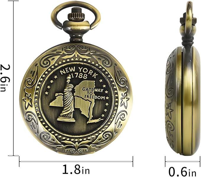 aiGear Retro Pocket Compass, Copper Alloy Compact Portable Waterproof Design for Hiking, Climbing