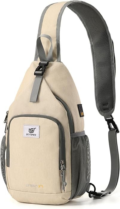 SKYSPER Sling Bag RFID Crossbody Sling Backpack Cross Body Shoulder Bag Travel Hiking Daypack for