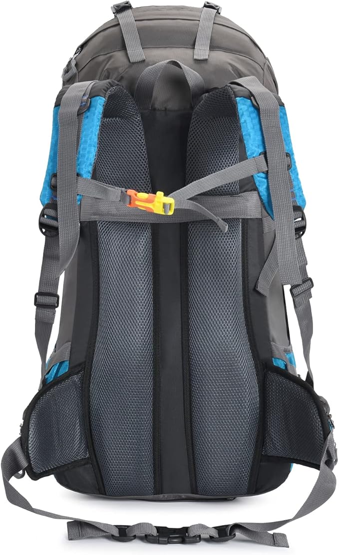 Bseash 60L Waterproof Hiking Camping Backpack with Rain Cover, Large Outdoor Sport Travel Daypack