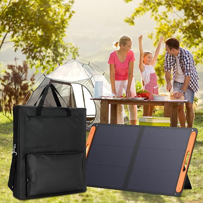 Solar Panel Storage Bag Compatible with Jackery Solar Panel 100 Watt,Padded Solar Panels Bag,Solar