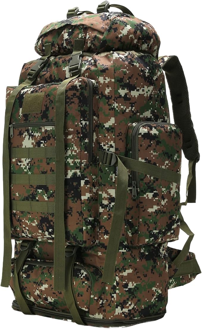 Hiking Backpack for Men 70L/100L Camping Backpack Military Rucksack Molle 3 Days Assault Pack for