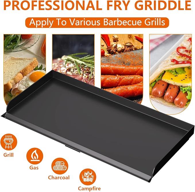 Professional Fry Griddle for Camp Chef 3 Burner Griddle, Flat Top Plate Replacement Part for Camp