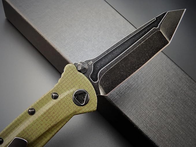 Eafengrow EF55 Pocket Knife Folding Knife G10 Handle D2 Steel Blade Folder EDC Tool Knifes for