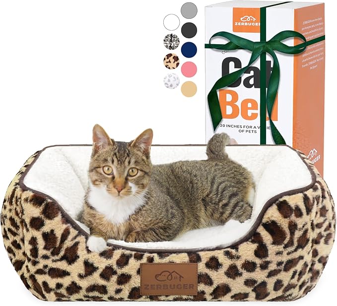 Rectangle Cat Dog Bed for Large Medium Small Pets Indoor Outdoor Machine Washable Sleeping Sofa