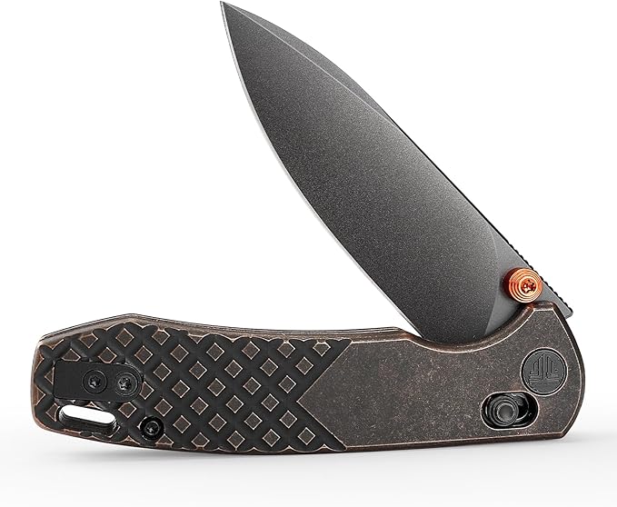 EDC Folding Pocket knife with Clip for Men,Thumb Studs Crossbar Lock Knives with 2.99" 14C28N Steel