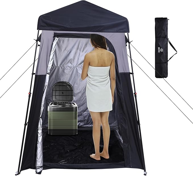 Nice C Camping Shower Tent, Instant Pop Up Privacy Changing Tent, Outdoor Shower Enclosure, Toilet