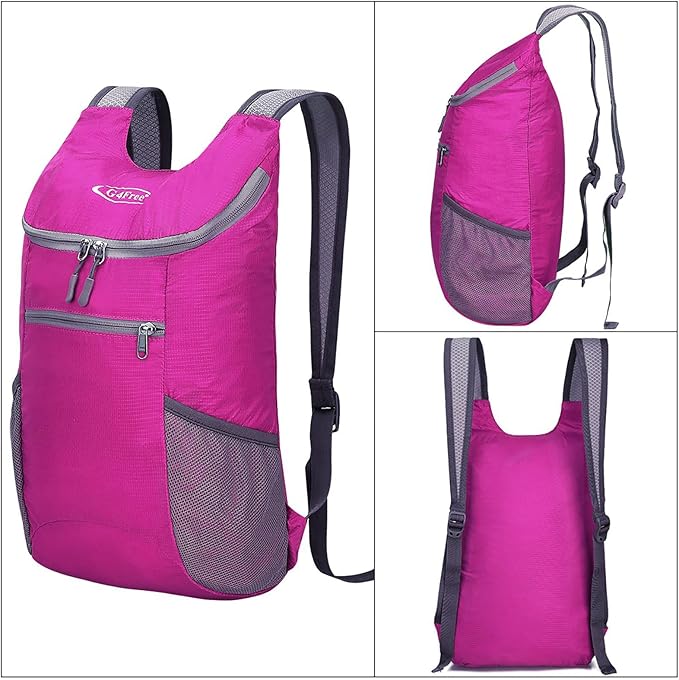 G4Free Lightweight Packable Hiking Backpack for Men Women Small Hiking Daypacks Foldable Shoulder