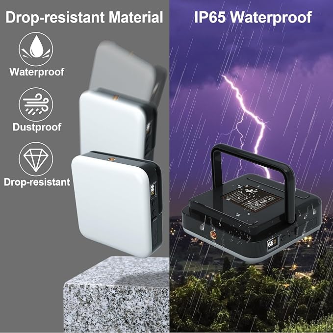 Camping Lantern 13500mAh, 4000LM Bright with 4 Light Modes & Magnetic, Rechargeable LED Camping