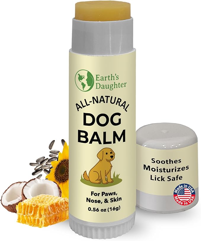 Earth?™s Daughter Dog Paw Balm ??Organic Paw & Nose Protector with Beeswax, Coconut & Calendula