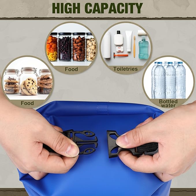 1 Set Bear Food Bag for Camping Ultralight Food Hanging System Includes Waterproof Bear Bag, Nylon