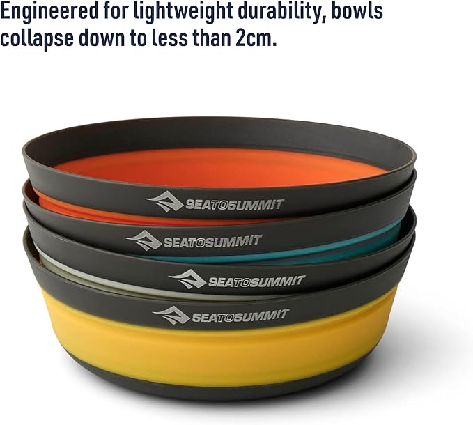 Sea to Summit Frontier Ultralight Collapsible Bowl, Medium (23 fl oz), Aqua Sea Blue