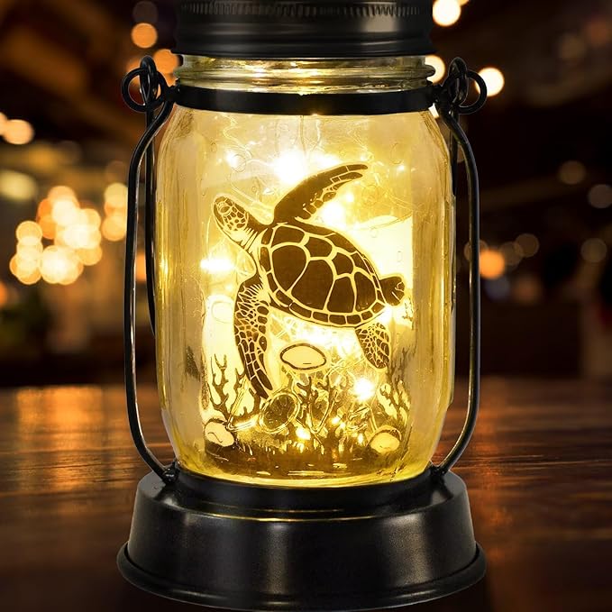 kyoryuger Sea Turtle Gifts for Women/Men Turtle Lovers Solar Lantern Mom Birthday, Mothers Day
