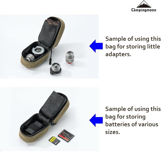 Pocket Stove Bag Storage Case for Micro Regulator Stove Sturdy Canvas XD-2F-B
