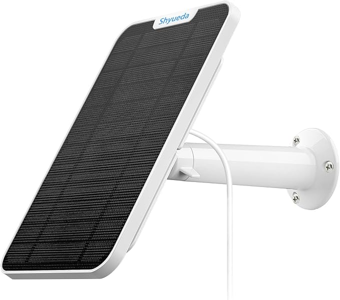 4W Solar Panel Charging Compatible with Arlo Pro 3/Pro 4/Pro 5S/Ultra/Ultra 2 only, with 13.1ft