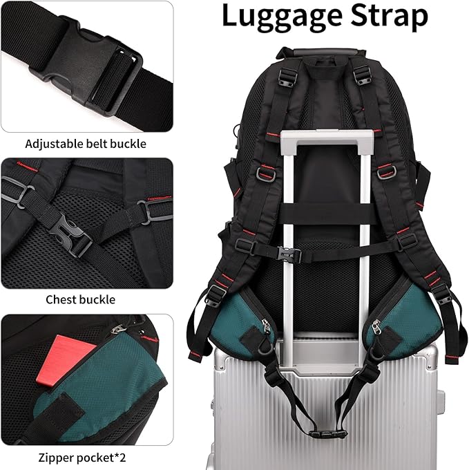 Nerlion 40L Hiking Backpack Travel Backpack for Men Women Camping Waterproof Outdoor Hiking Daypack
