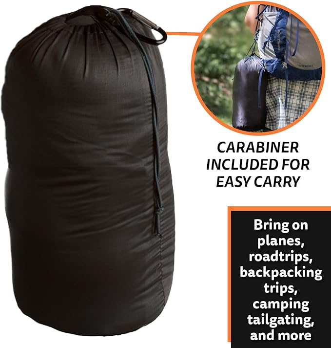 Ripstop Outdoor Camping Pillow 3-in-1, Versatile Lightweight Nylon Waterproof Stadium Blanket