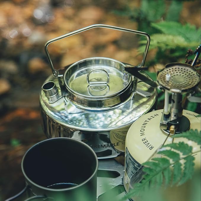 Fire-Maple Antarcti Portable 0.6 Liter Lightweight Stainless Steel Camping Kettle | Durable and