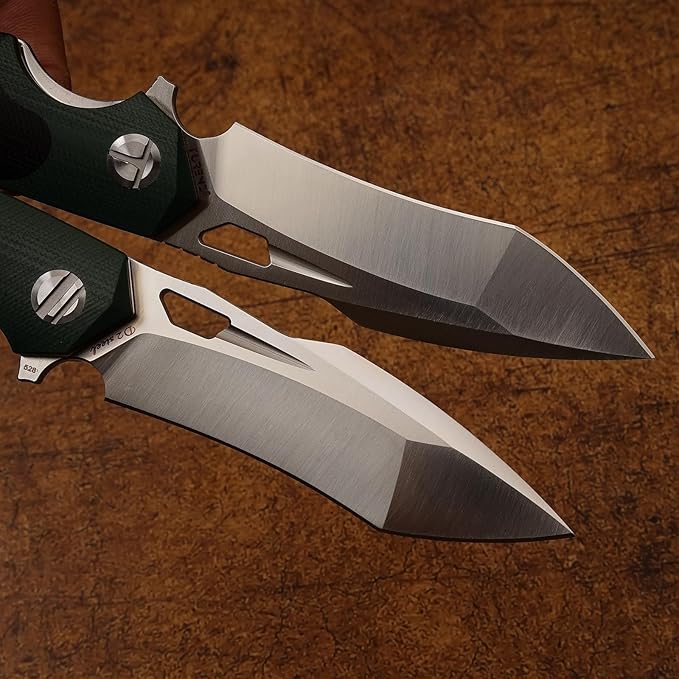 D2 Steel G10 Handle Folding Knife, Suitable for Outdoor Tactical Knife EDC, Survival, Climbing