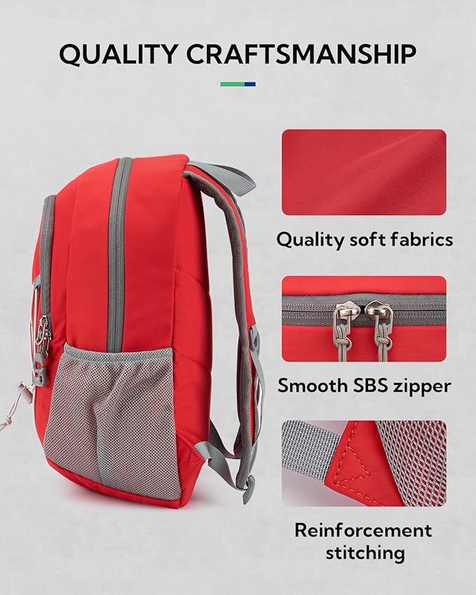 WATERFLY 12L Small Hiking Backpack: Day Pack Lightweight Travel Bag Camping Fitness Cycling Outdoor