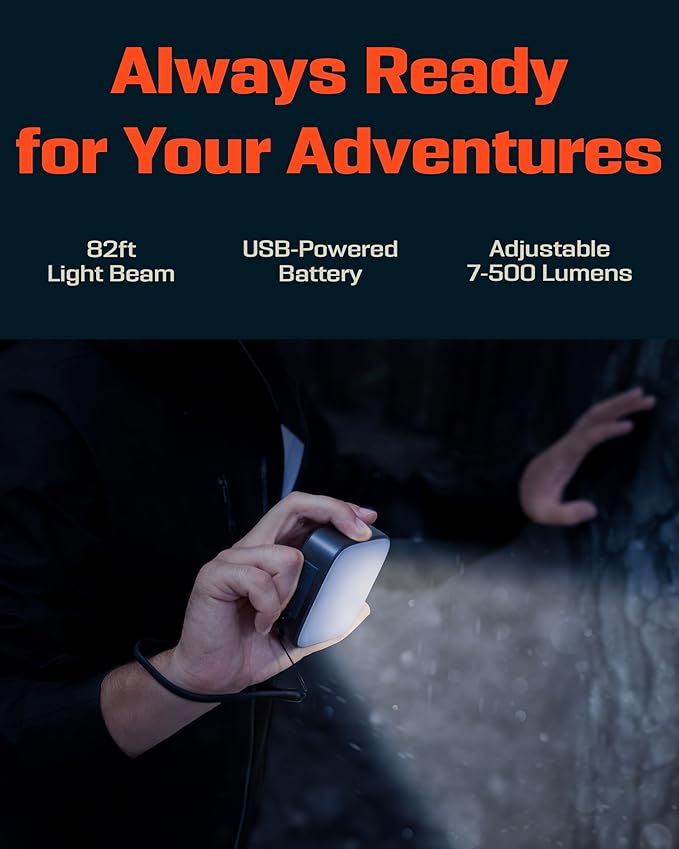 PREPARED4X Camping Lantern - Hanging Lantern w/ Bright & Warm Adjustable Lighting - Emergency