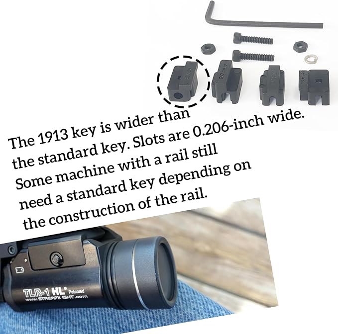 TLR 1 Key Adapter Accessories Kit 69260 Replacement for Streamlight TLR-1 and TLR-2 Parts
