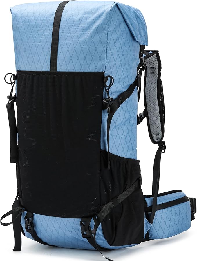 Hiking Backpack,40L to 50L Extra Large Capacity Hiking Bag,Internal Frame Camping Backpack,Upgraded