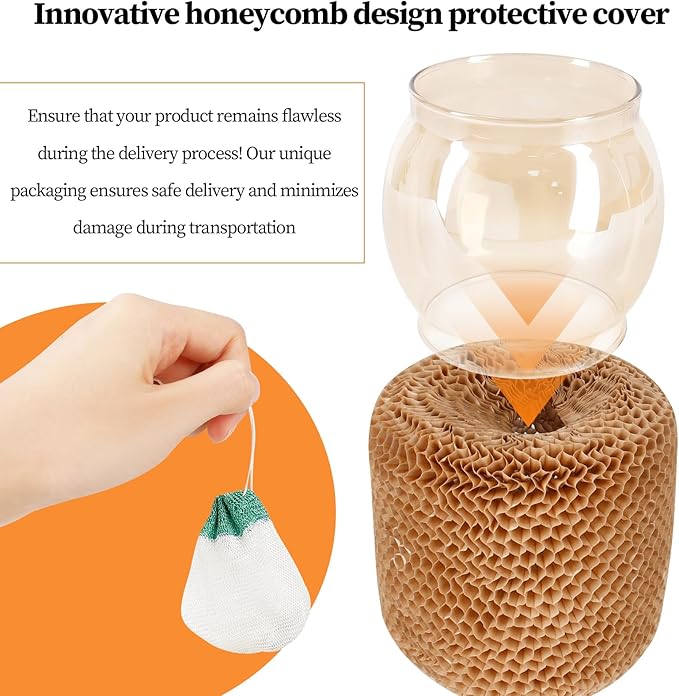 10-Pack Lantern Mantles & Glass Globe Replacement, Compatible with Coleman Lantern Parts & Ozark
