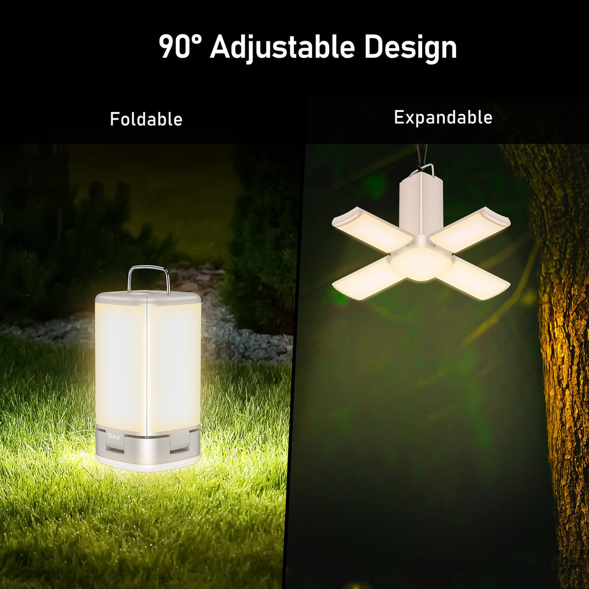 Blukar Camping Lantern - 116 LED, Rechargeable - product view 3