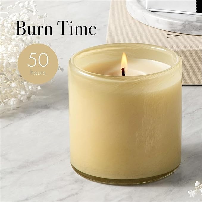 LAFCO New York Classic Candle, Chamomile Lavender - Pack of 2, 6.5 oz - 50-Hour Burn Time