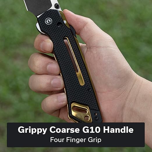 CIVIVI Buster FG Large Pocket Knife, Superlock Folding Knife for Men Women with 4.2" Nitro-V Blade