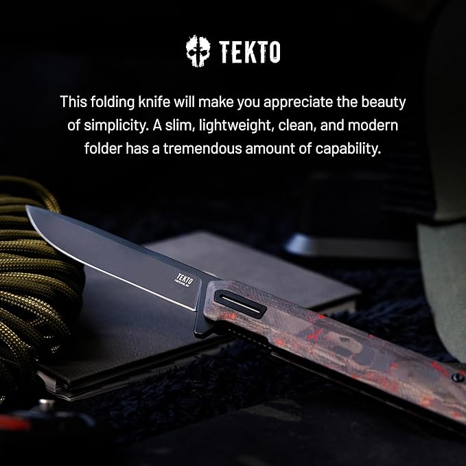 F2 Bravo Folding Pocket Knife - D2 Steel Blade, Ceramic Ball Bearings - EDC - Snap, Swift Flip for