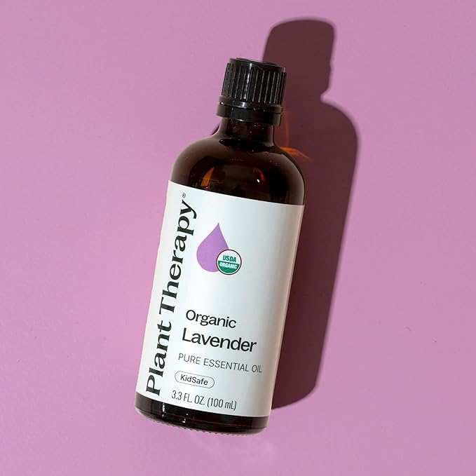 Plant Therapy Organic Lavender Essential Oil 100% Pure, USDA Certified Organic, Undiluted, Natural