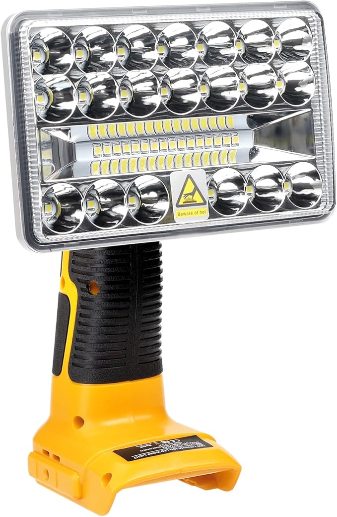 Flashlight for Dewalt 20V Battery, 20v Work Light, 18W 2000LM Portable Floodlights and Spotlight