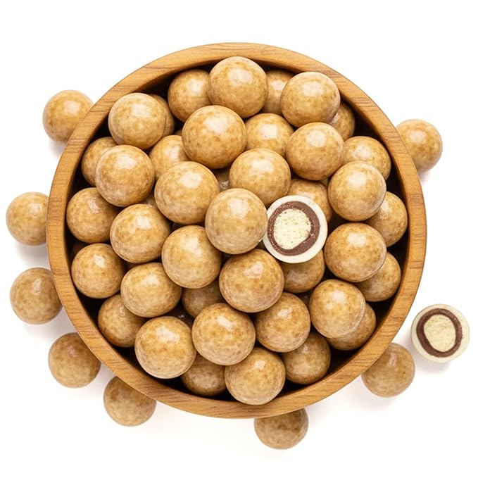 NY Spice Shop Ultimate Malted Chocolate Malt Balls Party Decorations - 1 Pound Malted Milk Ball