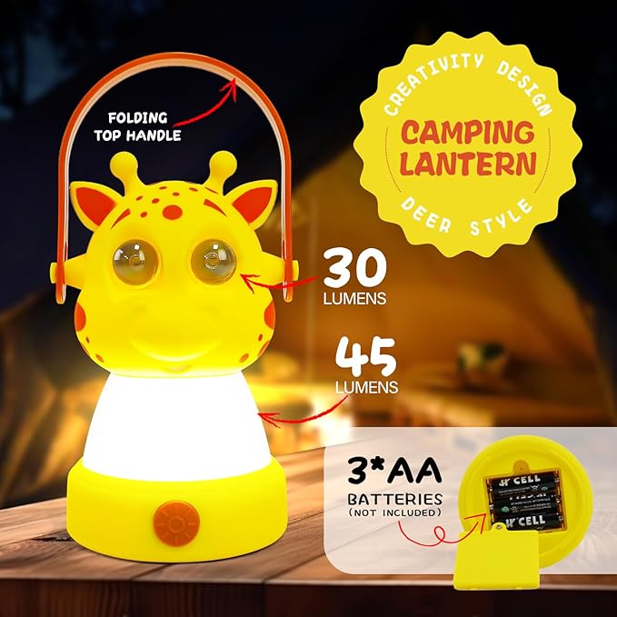 Let's Explore LED Camping Lantern & Headlamp, Battery Powered Night Light, Gift for Birthday