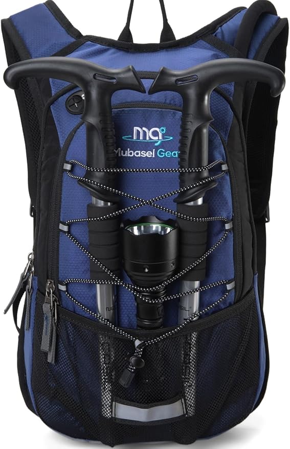 15L Insulated Hydration Backpack Pack with 2L Water Bladder Lightweight Hiking Backpack Bag for
