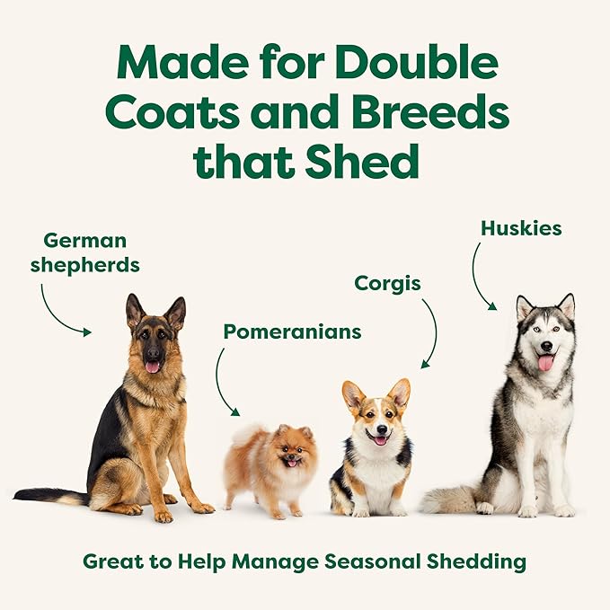 Earth Rated 3-in-1 Deshedding Dog Shampoo and Conditioner, Deodorizing Oatmeal Shampoos for Dogs