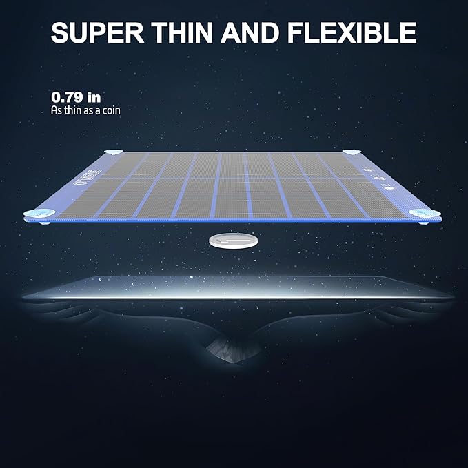 OYMSAE 30W 12V Solar Panel Battery Charger Portable Waterproof Power Trickle Battery Charger &