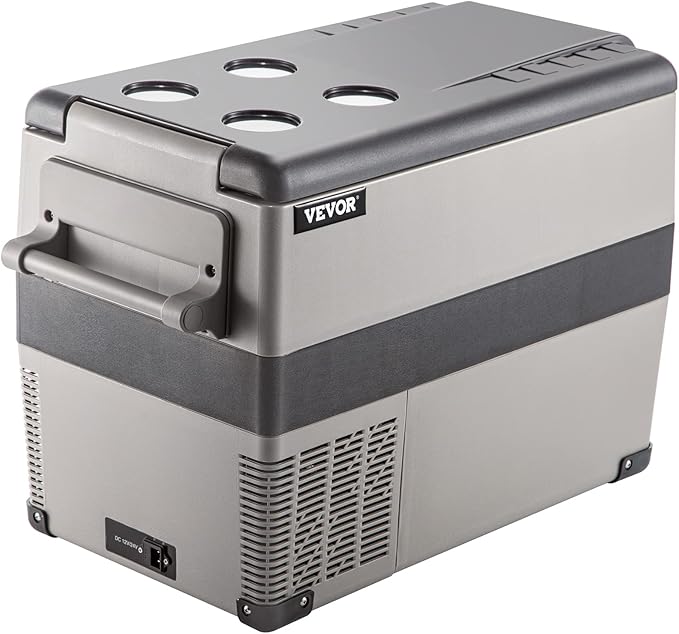 VEVOR 12 Volt Refrigerator, 48 Quart (45L) Fast Cooling Portable Freezer with App Control