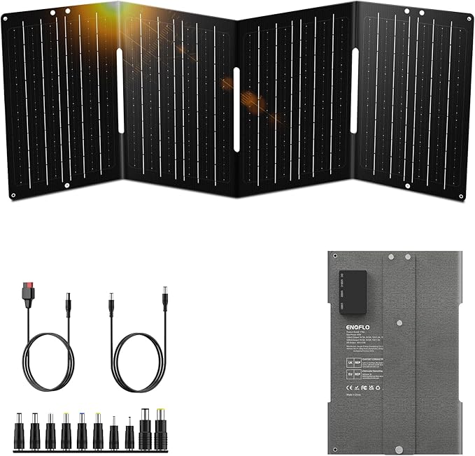 60W YT60 Solar Panel Charger Solar Battery High Efficiency Camping Waterproof IP68 Solar Panel with
