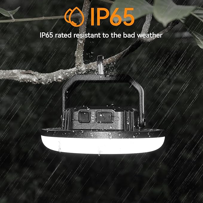 VAVOFO 4000LM 15,000mAh LED Camping Lantern Rechargeable, 3 Lighting Modes, 180LEDs ,Portable Tent