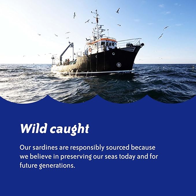 Chicken of the Sea Sardines in Louisiana Hot Sauce, 3.75 oz. Cans (Pack of 18), Wild Caught