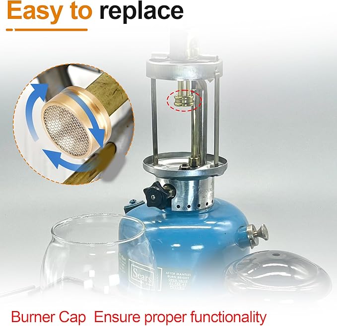 Burner Cap and Screen for Coleman Lanterns Replacement Parts,2423231 Camping Lantern Accessories