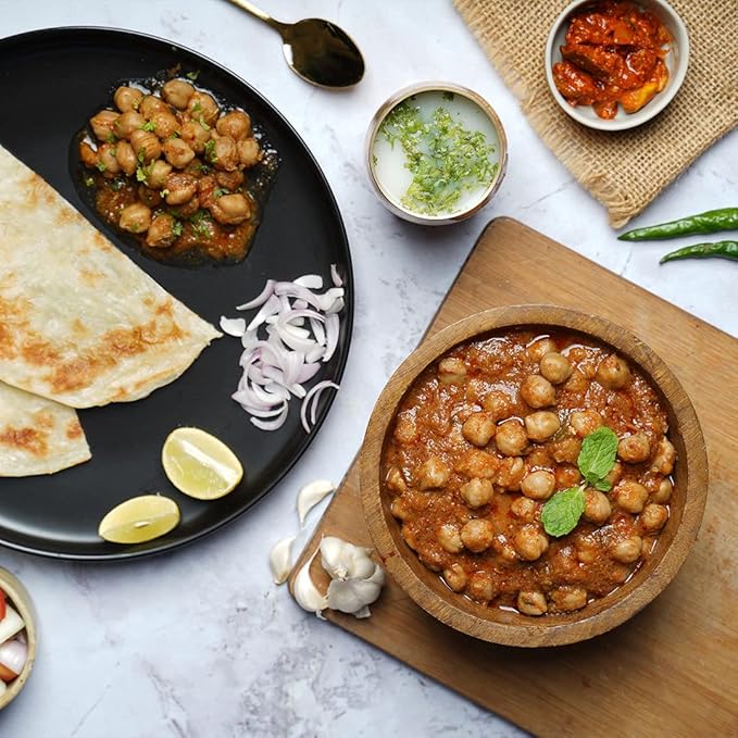 Ashoka Indian Entrees 1932, Vegan Savory Chickpeas, All-Natural, Heat & Serve Instant Meals