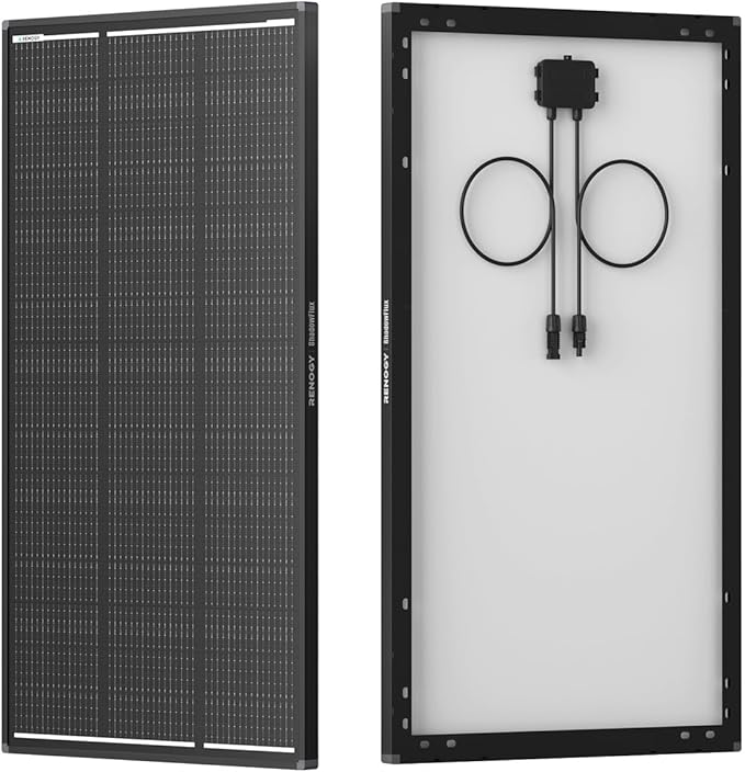 Renogy 120W ShadowFlux Anti-Shading N-Type Solar Panel, 12V 120 Watt Solar Panel 25%