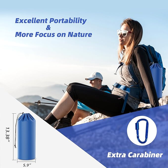 32.68" Extra Wide Sleeping Pad for Camping, Camping Mattress with Pillow, Inflatable Sleeping Pads