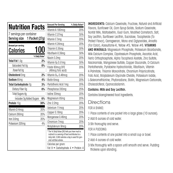 WonderSlim Meal Replacement Shake, Vanilla Cream, 15g Protein, 24 Vitamins & Minerals, Gluten Free