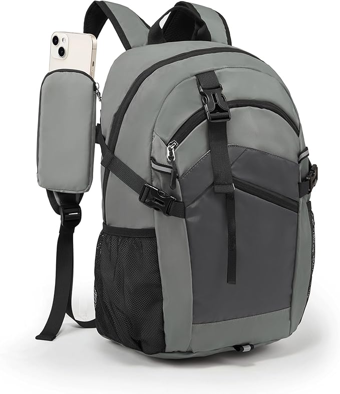 Small Hiking Backpack for Women Men 20L Lightweight Travel Backpack with Phone Pocket Waterproof