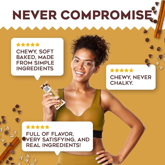 88 Acres Granola Bars | Oatmeal Chocolate Chip | Gluten Free, Nut-Free Oat and Seed Granola Bar |